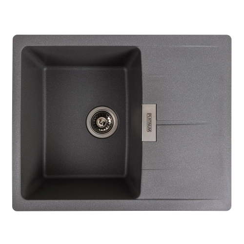 Гранитная мойка для кухни VALESO 6250 ZIRKONE матовый Серый муссон