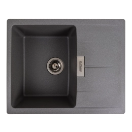 Гранитная мойка для кухни VALESO 6250 ZIRKONE матовый Серый муссон