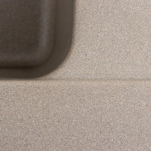 Гранитная мойка для кухни VALESO ZIRKONE 6250 матовая Титан - Фото № 3