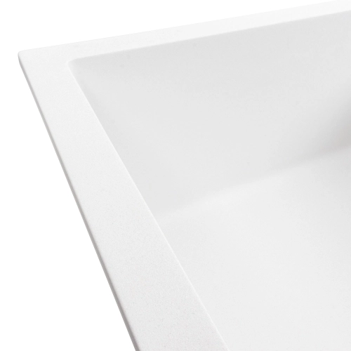 Kitchen sink granite matte 7050 CASCADA VALESO snow-white - Фото № 1