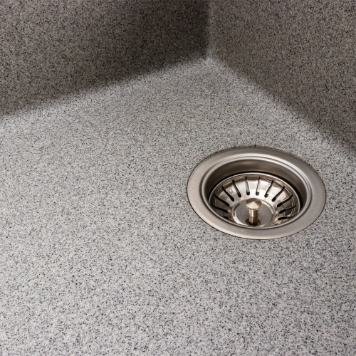 Кухонная мойка гранитная матовая 7050 CASCADA VALESO Серый - Фото № 2