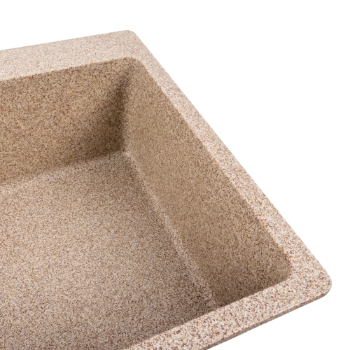 Гранитная мойка для кухни VALESO 7850 Bogema матовая (карамель) - Фото № 1