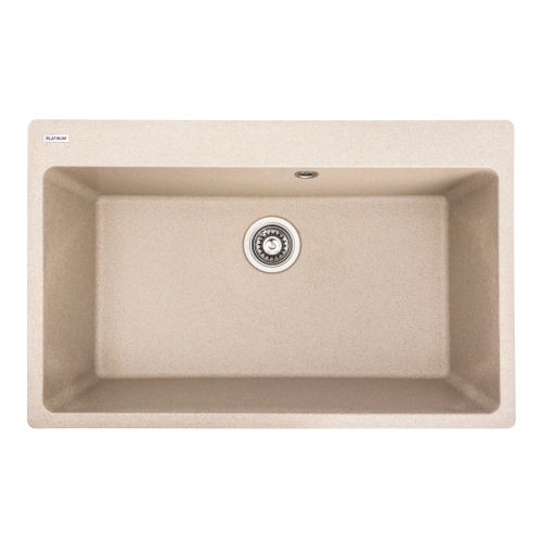 VALESO BOGEMA 7850 Granite Kitchen Sink, Matte Safari