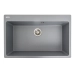 Гранитная мойка для кухни VALESO 7850 Bogema матовая (серый металлик) - Фото №1