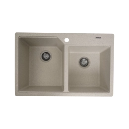 Гранитная мойка для кухни VALESO 7850 HARMONY матовая Топаз