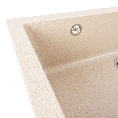 Гранитная мойка для кухни VALESO PARUANA 7945 матовая Сафари - Фото № 4