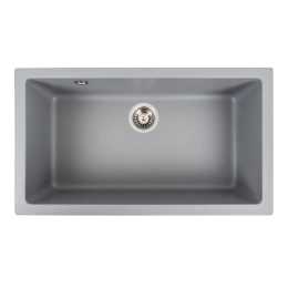 Гранитная мойка для кухни VALESO 7945 Paruana матовая (серый металлик)