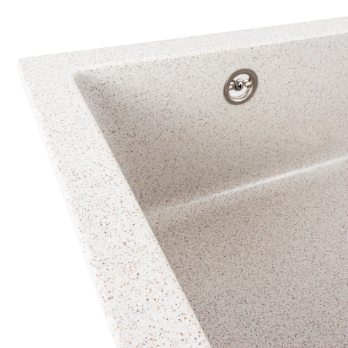 Granite kitchen sink VALESO 7945 Paruana matte Topaz - Фото № 4