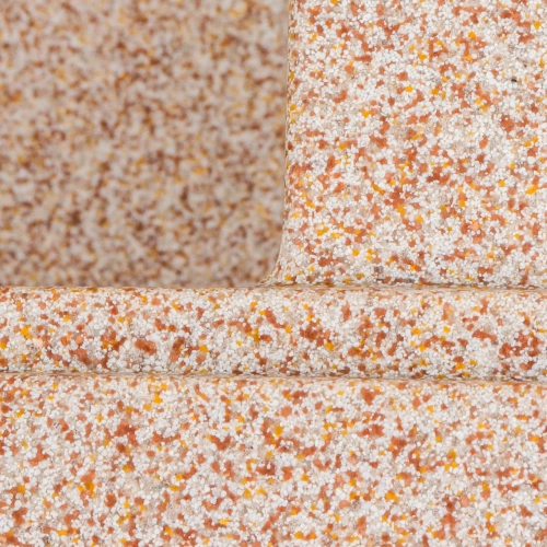 Гранитная мойка для кухни VALESO 7950 AZURIT матовая Карамель - Фото № 4