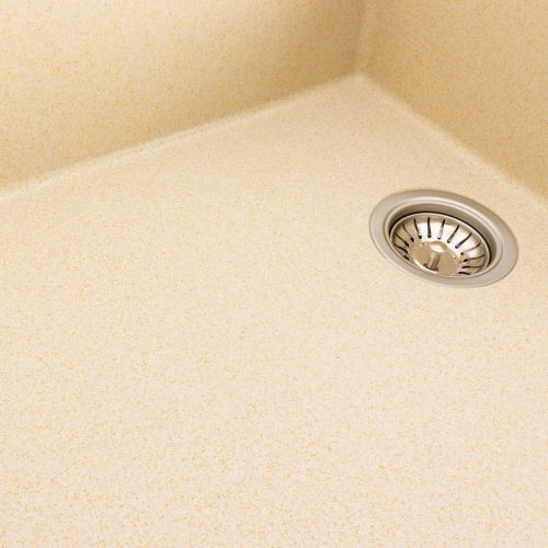 Гранитная мойка для кухни VALESO 8650 DIAMOND матовая (песок) - Фото № 2