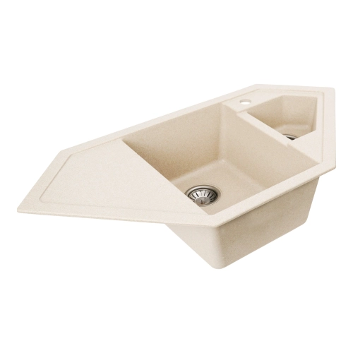 Гранитная мойка для кухни VALESO PANDORA 9950 матовая Сафари - Фото № 3