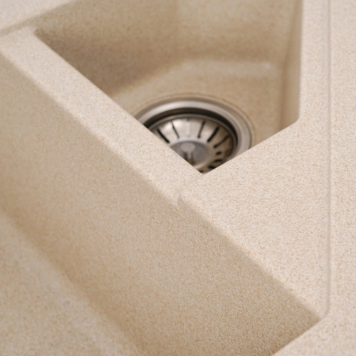 Гранитная мойка для кухни VALESO PANDORA 9950 матовая Сафари - Фото № 5
