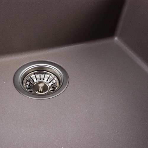 Гранитная мойка для кухни VALESO OASIS 5444 матовая Дюна - Фото № 9