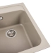 Гранитная мойка для кухни VALESO KORRADO 4050 матовая Титан - Фото № 1