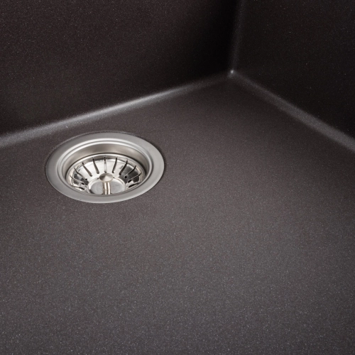 Гранитная мойка для кухни VALESO 5444 OASIS матовий Гренадин - Фото № 10