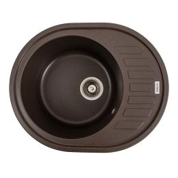 Гранитная мойка для кухни VALESO SOUL 6250 матовая Темная Скала