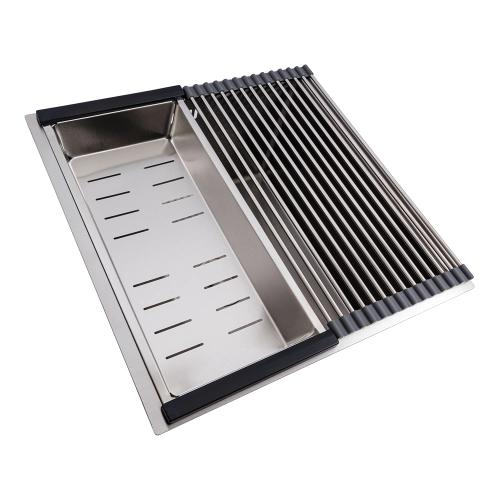 Кухонная мойка нержавейка СМ 44*44 VALESO Handmade (монтаж под столешницу) - Фото № 1