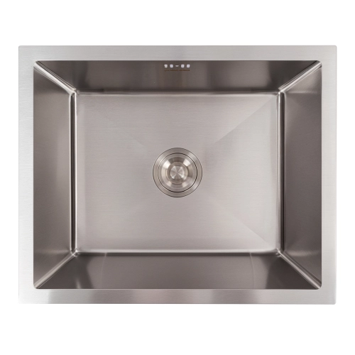 Кухонная мойка нержавейка СМ 54*44 VALESO Handmade (монтаж под столешницу) - Фото № 5