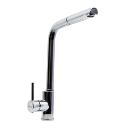 Смеситель кухонный с выдвижной воронкой VALESO C698 хром