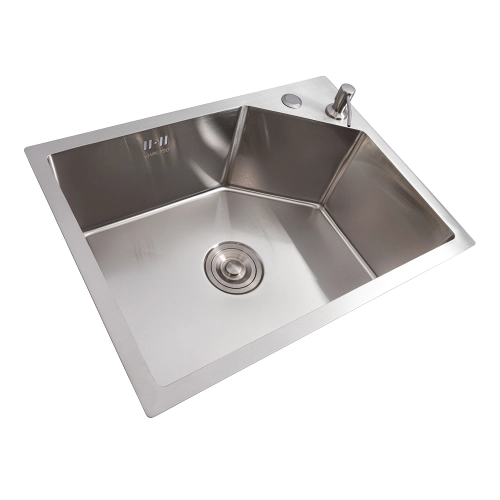 Кухонная мойка нержавейка VALESO Handmade 58*43B (3,0/0.8) - Фото № 2