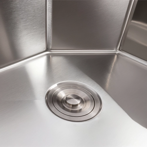 Кухонная мойка нержавейка VALESO Handmade 58*43B (3,0/0.8) - Фото № 5