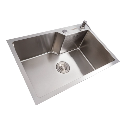 Кухонная мойка VALESO Handmade 65х43 нержавейка (3,0/0,8) - Фото № 1