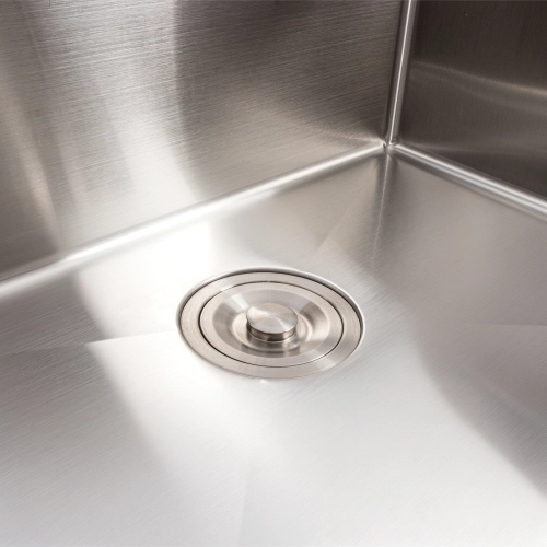 Кухонная мойка нержавейка CM 100*50 R VALESO Handmade (3.0/0.8) - Фото № 4