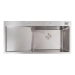 Kitchen sink stainless steel CM 100*50 R VALESO Handmade (3.0/0.8)