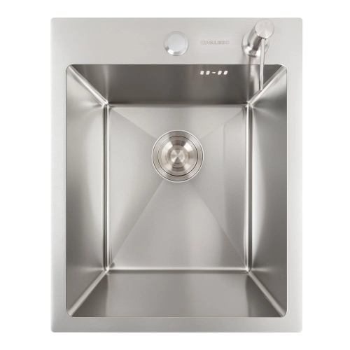 Кухонная мойка нержавейка 40*50 VALESO Handmade сифон, крепление и дозатор в комплекте (толщина 3,0/1,5)
