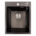Кухонная мойка PVD черная 40*50 VALESO Handmade (толщина 3,0/1,5) - Фото №1