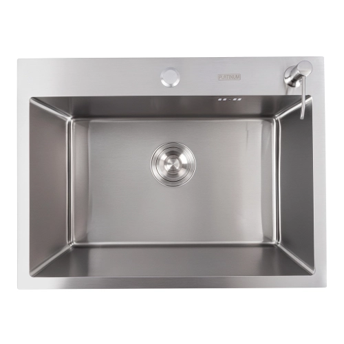 Кухонна мийка VALESO Handmade 600х450х220 (товщина 3,0/1,5 мм +  дозатор в комплекті)