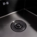 Kitchen sink CM 50*50 concealed PVD black VALESO Handmade (mixer tap included) - Фото № 6