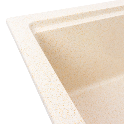 Гранитная мойка для кухни VALESO NIKA 7545 матовая Песок - Фото № 3