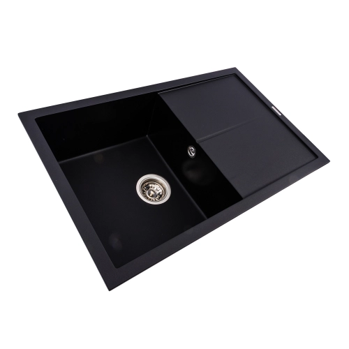 VALESO MAGNUM 7950 Granite Kitchen Sink, Matte Black - Фото № 1
