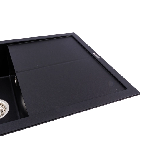 VALESO MAGNUM 7950 Granite Kitchen Sink, Matte Black - Фото № 2