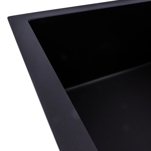 VALESO MAGNUM 7950 Granite Kitchen Sink, Matte Black - Фото № 3