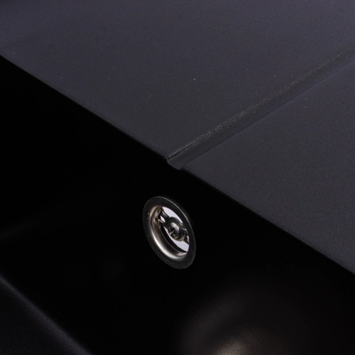 VALESO MAGNUM 7950 Granite Kitchen Sink, Matte Black - Фото № 5
