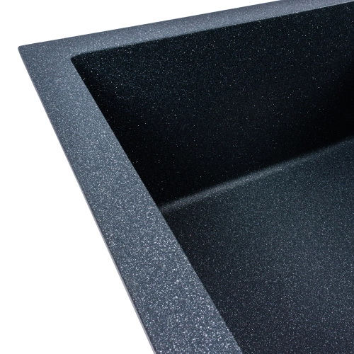 VALESO SOLID 7843 Granite Kitchen Sink, Matte Anthracite - Фото № 3