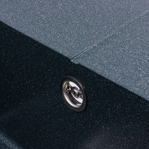 VALESO SOLID 7843 Granite Kitchen Sink, Matte Anthracite - Фото № 5