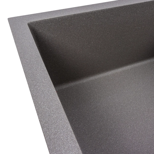 Гранитная мойка для кухни VALESO CALYPSO 7950 Серый Мусон - Фото № 3