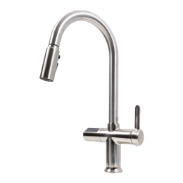 Смеситель кухонный с индикатором температуры VALESO SX231B выдвижной