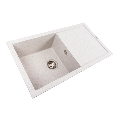 Гранитная мойка для кухни VALESO SOLID 7843 матовая Топаз - Фото № 1