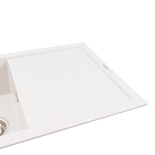 Гранитная мойка для кухни VALESO SOLID 7843 матовая Топаз - Фото № 2