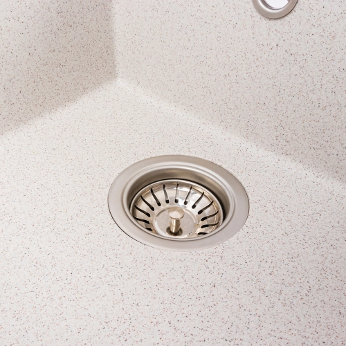 Гранитная мойка для кухни VALESO SOLID 7843 матовая Топаз - Фото № 4