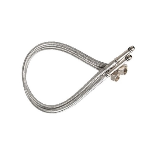 Шланг для змішувача 80 см Valeso (довгий штуцер, 2шт. комплект)