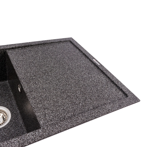 Гранитная мойка для кухни VALESO MAGNUM 7950 матовая Графит - Фото № 2