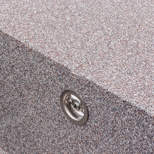 Гранитная мойка для кухни VALESO SOLID 7843 матовая Микс - Фото № 5