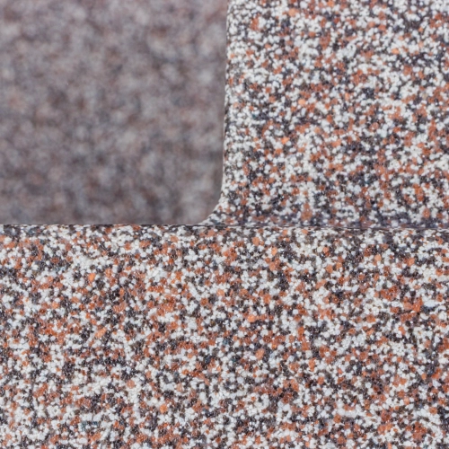 Гранитная мойка для кухни VALESO SOLID 7843 матовая Микс - Фото № 6