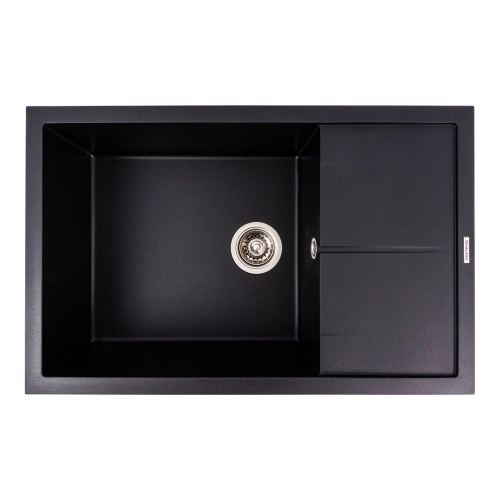 Гранитная мойка для кухни VALESO CALYPSO 7950 матовая Черная