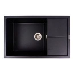 Гранитная мойка для кухни VALESO CALYPSO 7950 матовая Черная
